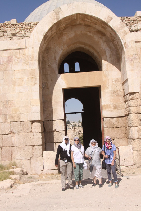 In front of the Umayyad Palace