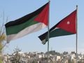 Arab Revolt and Jordan flags