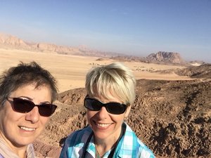 Selfie in the Sinai desert