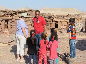 Susan, Ebad, and Bedouin kids