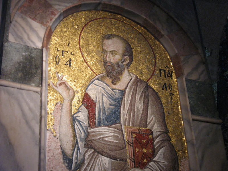 Chora Church mosaic of St. Paul