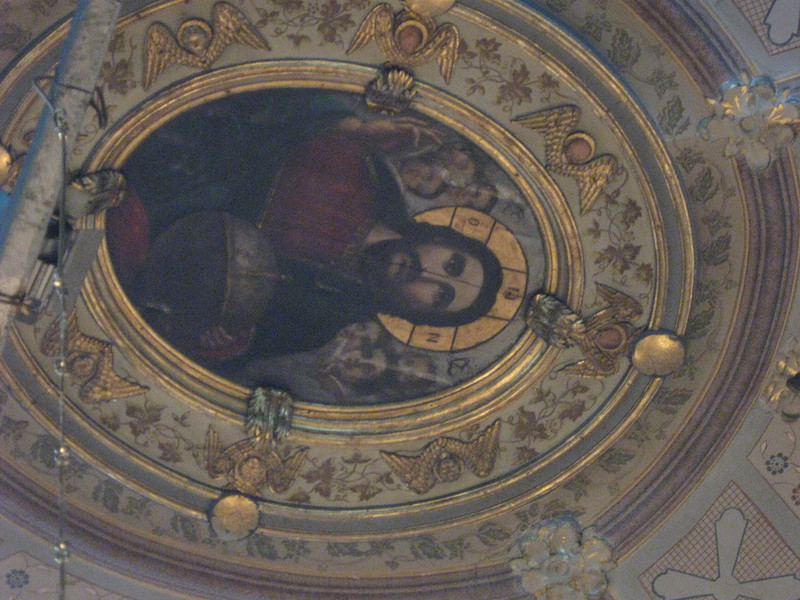 Ceiling fresco at the Greek Orthodox Patriarchate