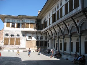 One of the Topkapi Palace courtyards