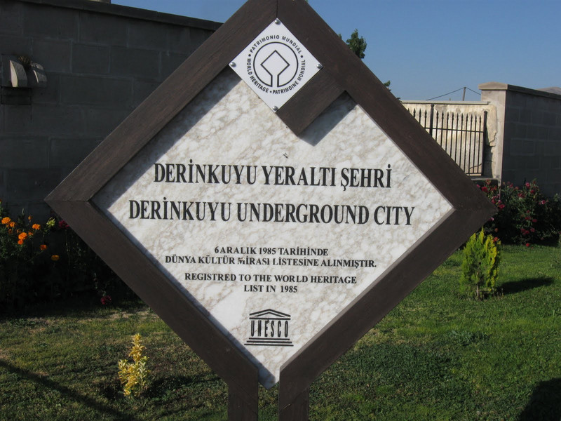 At the Derinkuyu Underground City