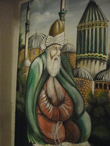 Picture of Rumi, founder of the Dervishes