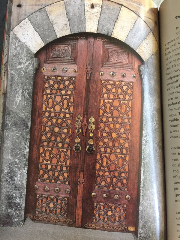 Wooden entry door