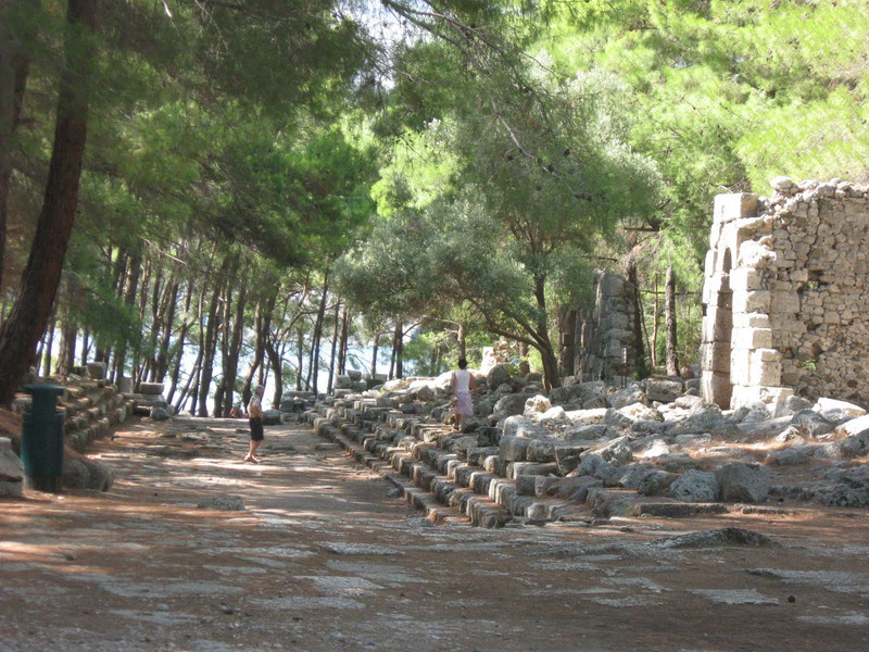 Street in Phaselis
