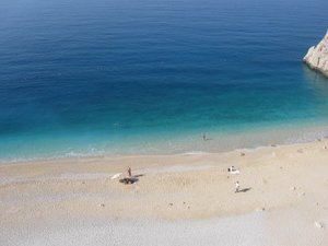 View of a Mediterranean beach between Kas and Xanthos