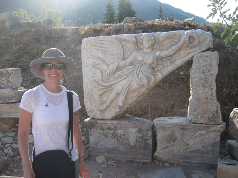 Lori and Roman carvings