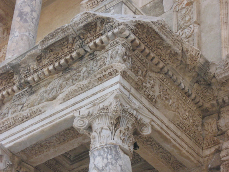Detail of the Library of Celsus