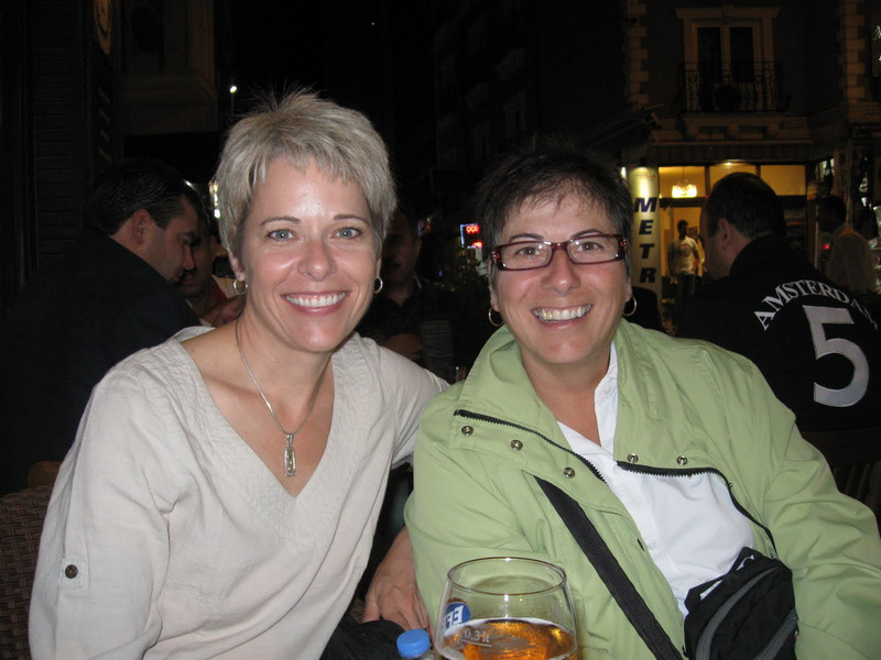 Lori and Susan - our last night in Istanbul