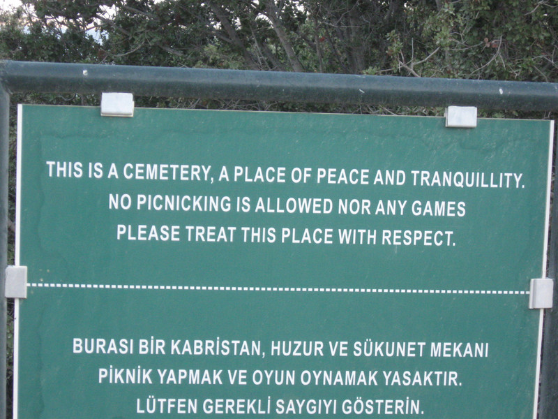 Reminder at Anzac Cove