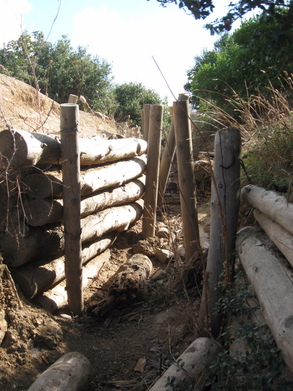 Gallipoli trenches