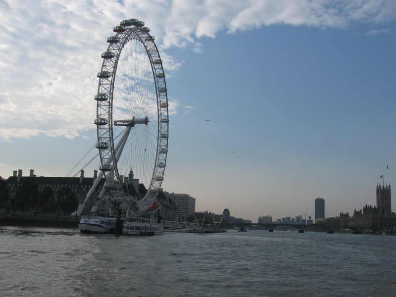 The London Eye from the Thames