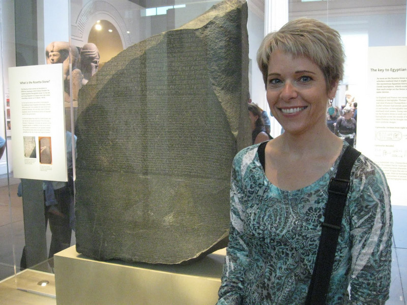 Lori by the Rosetta Stone