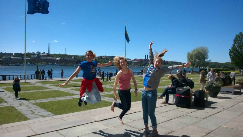 Jumping in Stockholm
