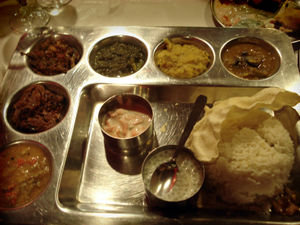 Veg dishes at Krishna Bhavan