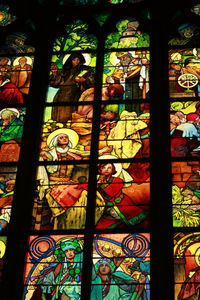 Mucha's Stained Glass Window