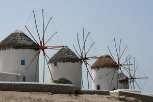 Traditional Windmills of Mykonos