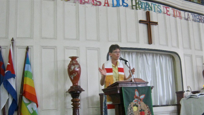 Proclaiming in First Baptist Church Matanzas