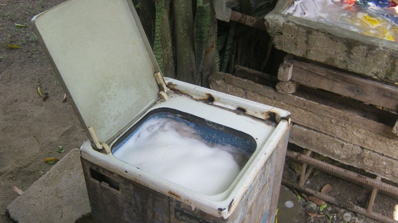 Russian washing machine, cerca 1973