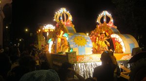 Carnival Float in Matanzas Parade