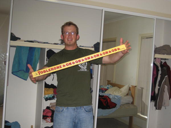 Giant Toblerone and on and on..