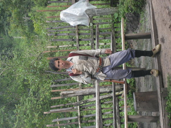 Local village man going hunting