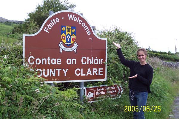 Entering County Clare