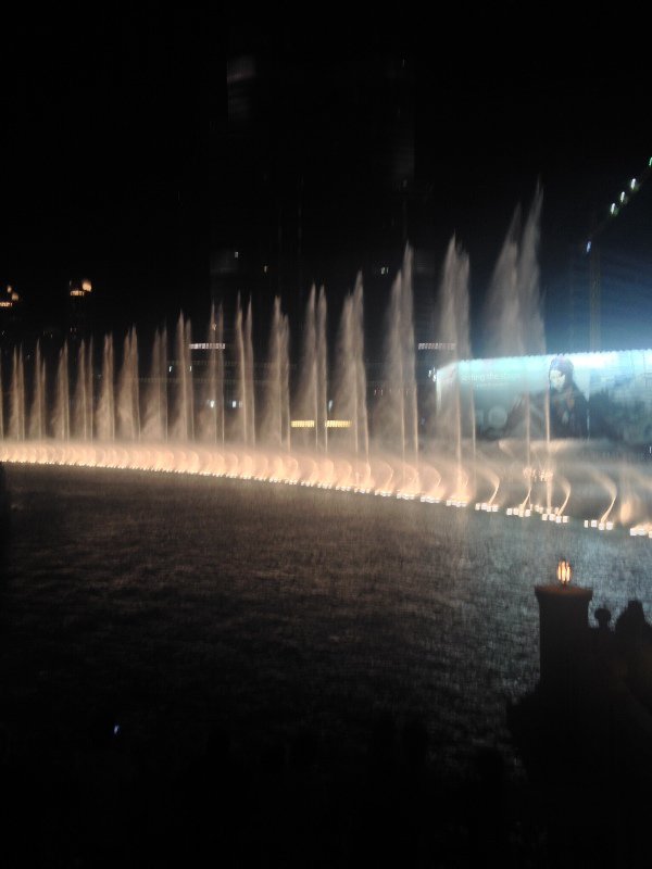Fountains at the Mall of Dubai