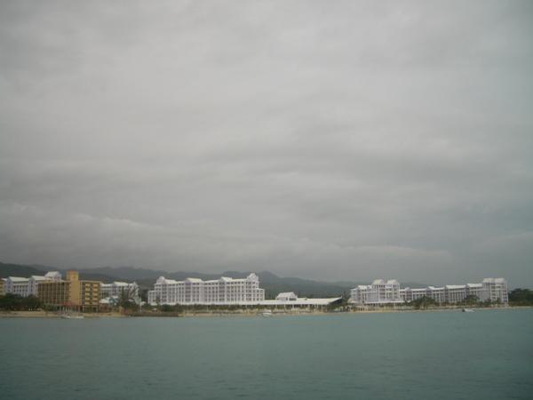 The Riu Resort from the water