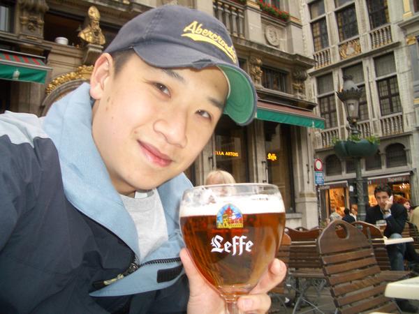 Leffe in the Grand Place