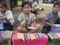 Some kids selling bracelets (can you tell who I bought it from?)