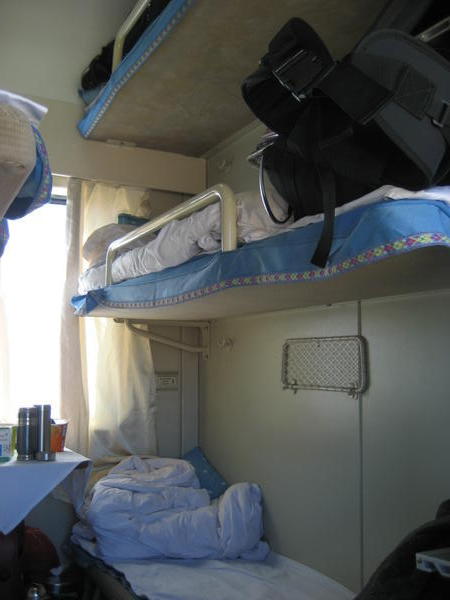 The second bunk was my home for the next 48 hours...