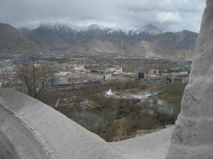 View from the back of the Potala