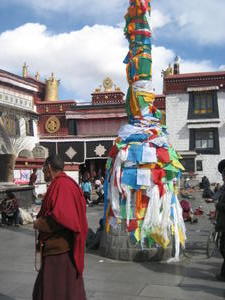 In front of Jokhang 
