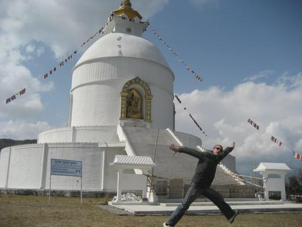 Egor at World Peace Pagoda