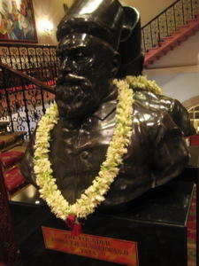 The great man himself; builder of the Taj Palace Hotel