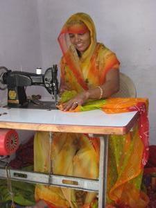 making sari