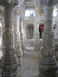 1,444 unique marble pillars  