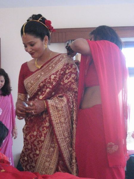 Geeta getting ready