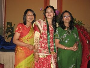 the Pradhan girls: Priya, Geeta and Neeta