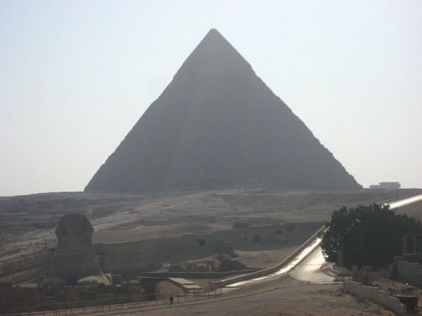 My one and only shot of the pyramids