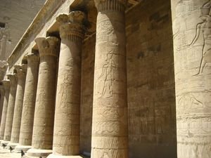 Columns at Philae Temple