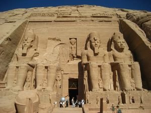 the four statues of Ramses II 