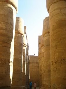 Columns at the Temples of Karnak