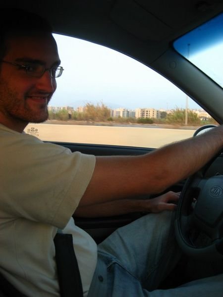Yousef driving