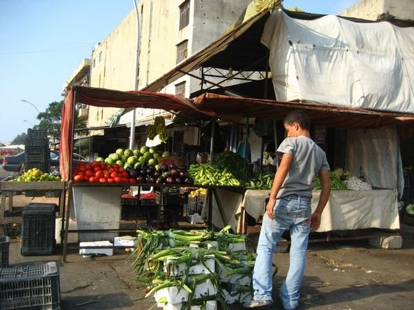 local market in Tripoli