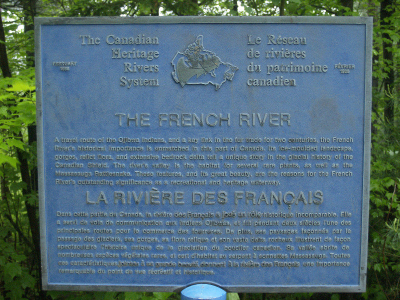 French River Marker