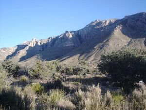 Morning in the Guadalupe Mountains